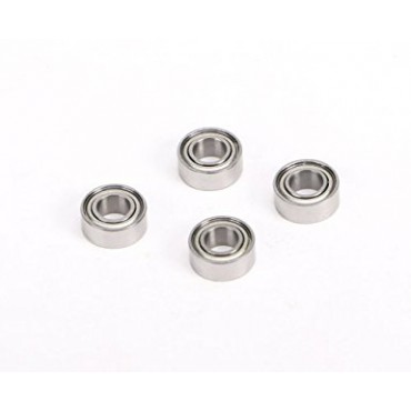 ROLAMENTO ZZ 5X10X4MM CONTEM 4 PEÇAS BLH 1642 BRG 001-01 TRAX 4609 TRAX 5115 PERFECT RC RP79